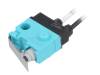 ASQ10637, Микропереключатель SNAP ACTION; с рычагом; SPST-NO; 0,1A/30ВDC, Panasonic
