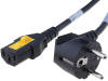 6051.2154, Кабель; угловая вилка CEE 7/7 (E/F), IEC C13 "мама"; 5м; черный, Schurter