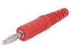 FK 9 L NI/RT, Вилка; "банан" 4мм; 32А; 70ВDC; красный; Диам.кабеля макс:4мм, Schutzinger