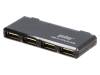 95912, Hub USB; USB 1.1,USB 2.0; черный; Кол-во портов:4; 480Мбит/с, Goobay