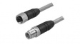 ESG 34C/KSG34CH0500G/C/OBEZ Sensor Cable M12 Plug M12 Socket 5m