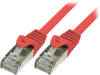 CP1074D Patch cord; SF/UTP; 5e; многопров; CCA; ПВХ; красный; 5м; 26AWG
