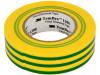 TEMFLEX 1300 19X20 ZOLTO ZIELONA, Лента: электроизоляционная; W:19мм; L:20м; D:0,13мм; 125%; 38кВ/мм, 3M
