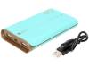 GP781E Re-battery: powerbank; 8000mAh; 2.4A; Out: USB; Colour: turquoise