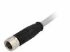 21348100380075, Разъем: M8; "мама"; PIN:3; прямой; с проводом; вилка; ПВХ; 7,5м, Harting