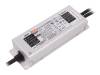ELG-75-C1050B-3Y, Блок питания: импульсный; LED; 74,55Вт; 35?71ВDC; 1050мА; IP67, MEAN WELL