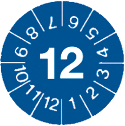 PRP-20-02-BL-15 [8 шт], Test stickers blue 2015 PU=8 ST, Marking