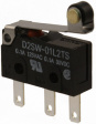 D2SW-01L2T Микровыключатель 0.1 A Роликовый рычаг 1 переключающий (CO)