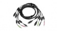 CBL0124 KVM Cable, USB/DisplayPort/Audio, 1.8m