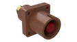 SPPC-PWL-PS-L1-BR-M12-T4 Brown Panel Source Connector, 400A