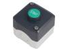 XALD103 Переключатель: кнопочный; NO; 22мм; зеленый; Кнопка: круглая