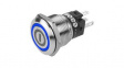 82-5151.1123.B001 Vandal Resistant Pushbutton Switch, Blue, 3 A, 240 V, 1CO, IP65/IP67/IK10