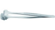 8WF.SA.1 Wafer Tweezers - Serrated Handles Stainless Steel Top Fingers/Stepped Bottom Pad