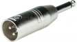 RND 205-00564 Mono Audio Adapter XLR 3-Pin Plug - 6.3 mm Plug