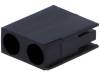 FIX-LED-323 Корпус LED; 3мм; полиамид; угловой; черный; UL94V-2; Кол-во диод:2