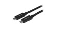 USB31CC1M Charging Cable USB-C Plug - USB-C Plug 1m USB 3.1 Black