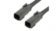 216287-1061 Cable Assembly, MX150 Plug - MX150 Plug, 6 Circuits, 150mm