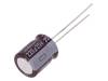 UPM1E221MPD6 Конденсатор: электролитический; с низким импедансом; THT; 220мкФ