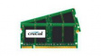 CT2C2G2S667MCEU Memory DDR2 SDRAM SO DIMM 200pin 4 GB : 2 x 2 GB