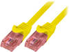 CQ2037U Patch cord; U/UTP; 6; многопров; Cu; LSZH; желтый; 1м; 24AWG