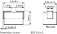 BDS3/3/4.6-4S2-Z Феррит, SMD 4.6 x 3.1 x 3 mm 50 Ω