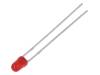 L-7104SURD-G LED; 3мм; красный; 800-1200мкд; 50°; Поверхность: выпуклая
