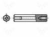 1543644 Дистанцирующая стойка с резьбой; Внутр.резьба: M4; 50мм; сталь