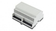 1597DIN6GY  6 Module Din Rail Enclosure 1597DIN 105x90x58mm Grey Polycarbonate IP20