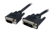DVIVGAMM2M Video Cable, DVI-A 12 + 5-Pin Male - VGA Plug, 2m