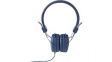 HPWD1100BU Wired On-Ear Headphones 1.2m Round Cable Blue