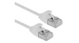 21.15.3300 Patch Cable, RJ45 Plug - RJ45 Plug, CAT6a, F/UTP, 150mm, Grey