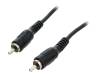 CA1035 Кабель; вилка RCA, с обеих сторон; 5м; Цвет: черный