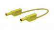 28.0125-07524 Test Lead, Yellow, 750mm, Nickel Plated Brass