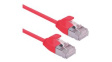 21.44.3316 Patch Cable, RJ45 Plug - RJ45 Plug, CAT6a, F/UTP, 3m, Red