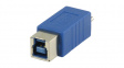 VLCP61903L Adapter USB Micro-B 3.0 Plug - USB Micro-B 3.0 Socket Blue