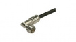 16_N-50-7-50/133_NE RF Connector, N-Type, Brass, Plug, Right Angle, 50Ohm, Clamp Terminal