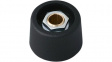 A3123639 Control knob without recess black 23 mm