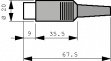 T 3394 501 Кабельный соединитель, C091В 5 штырьков Число полюсов=5DIN
