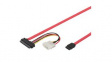 AK-400112-005-R SATA Connection Cable 500mm Red