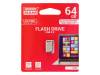 UPO3-0640S0R11, Флешка; USB 3.0; 64ГБ; серебристый; Считывание:20МБ/с, GOODRAM