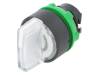 ZB5AK1813 Switch: rotary; 2-position; 22mm; white; Illumin: LED; IP66; O22mm