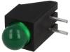 L-1503CB/1LGD LED; в корпусе; Кол-во диод:1; 5мм; THT; зеленый; 1-3мкд; 60°