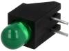 L-1533BQ/1GD LED; в корпусе; зеленый; 4,7мм; Кол-во диод: 1; 20мА; 60°; 2,2?2,5В