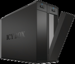 IB-RD3662U3S, Hard disk enclosure 2x SATA 3.5" 1x USB 3.0, 1x eSATA aluminium, ICY BOX