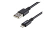 USBLT3MB Charging Cable USB-A Plug - Apple Lightning 3m USB 2.0 Black