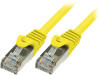 CP1037D Patch cord; SF/UTP; 5e; многопров; CCA; ПВХ; желтый; 1м; 26AWG