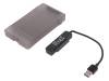 AU0037, Адаптер USB 3.0 / SATA; SATA вилка, вилка USB 3.0, LOGILINK