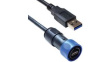 PXP4040/C/A/1M00 1m, Cable, USB C Plug-USB A Plug