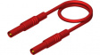 MLS GG 25/1  red Safety test lead diam. 4 mm Red 25 cm 1 mm2 CAT III