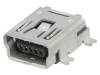 DS1104-BN0SR Гнездо; USB B mini; SMT; PIN:5; горизонтальный; Упаковка: лента